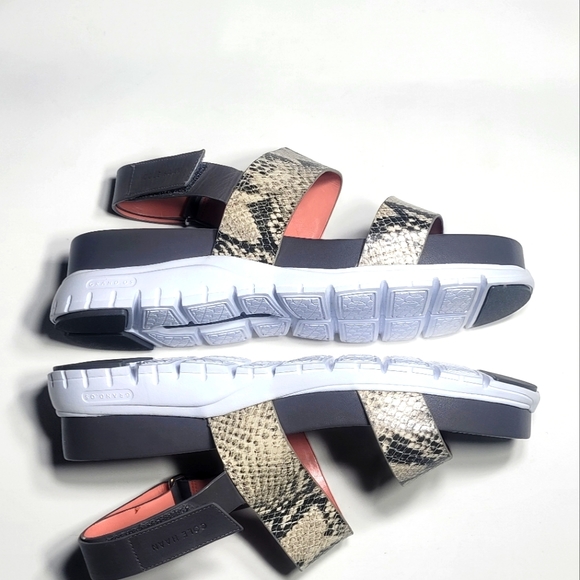 Cole Haan Zero Grand Sandals Size 9.5B Reptile Snake Pattern - Picture 4 of 10